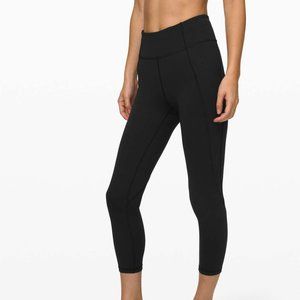 NWT Time to Sweat Crop 23" Pant Black Sz 10